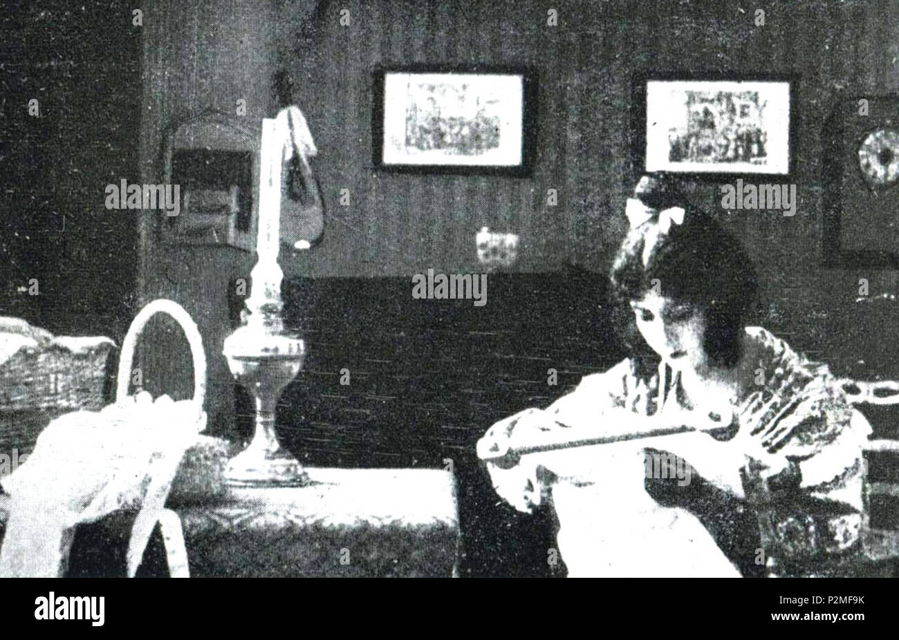 . Italiano: Leda Gys nella'Histoire d'un Pierrot'. film Muto 1914 (B. Negroni). 16. Dezember 2015. Unbekannt 39 Histoirepierrot ledagys Stockfoto