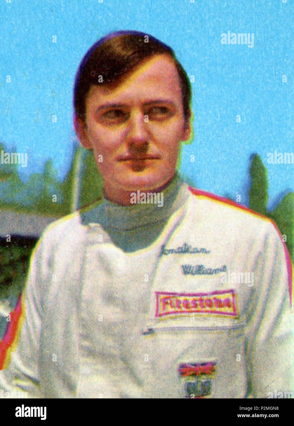 . CAMPIONI DELLO SPORT 1967/1968/Figurina Aufkleber - n. 107 - J. WILLIAMS. ca. 1966. Unbekannt 44 Jonathan Williams 1966 Stockfoto
