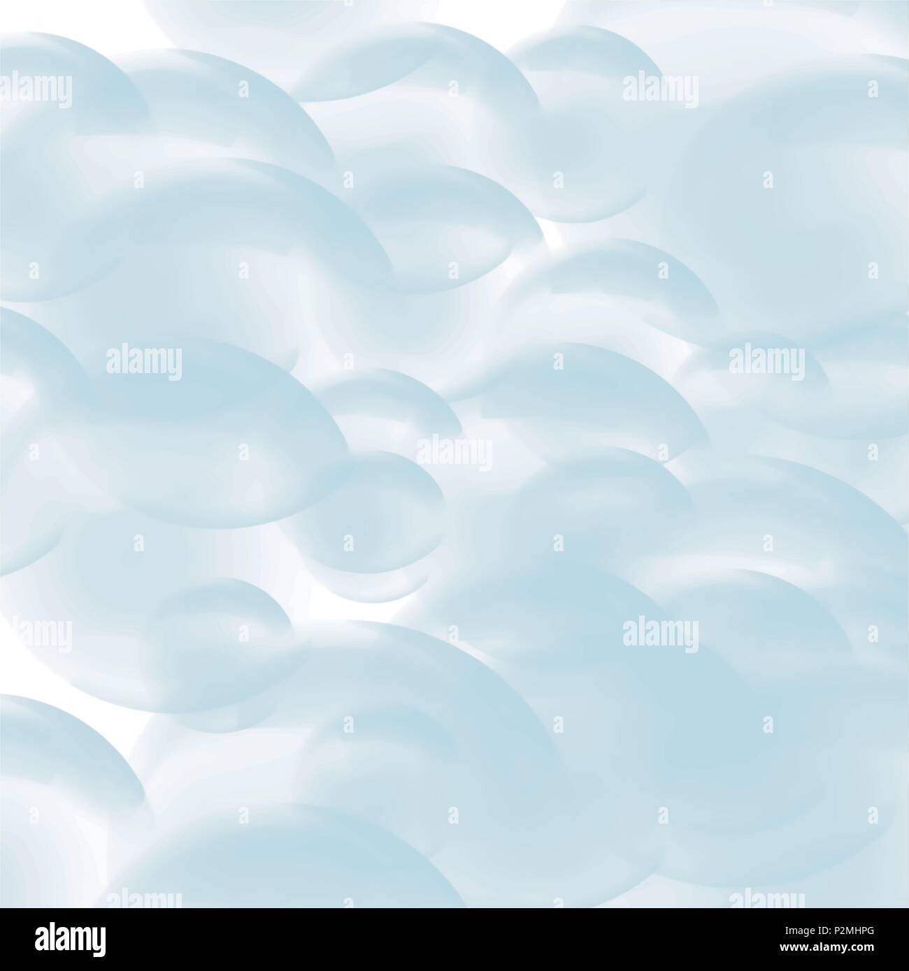 Hellblau Aquarell verschwommen blasen Hintergrundmuster, Vector Illustration Stock Vektor