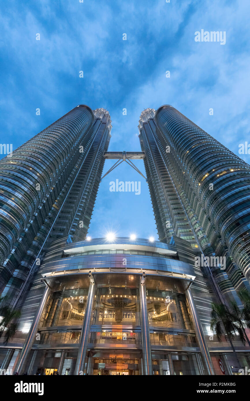 Die Petronus Towers, Kuala Lumpur, Malaysia Stockfoto