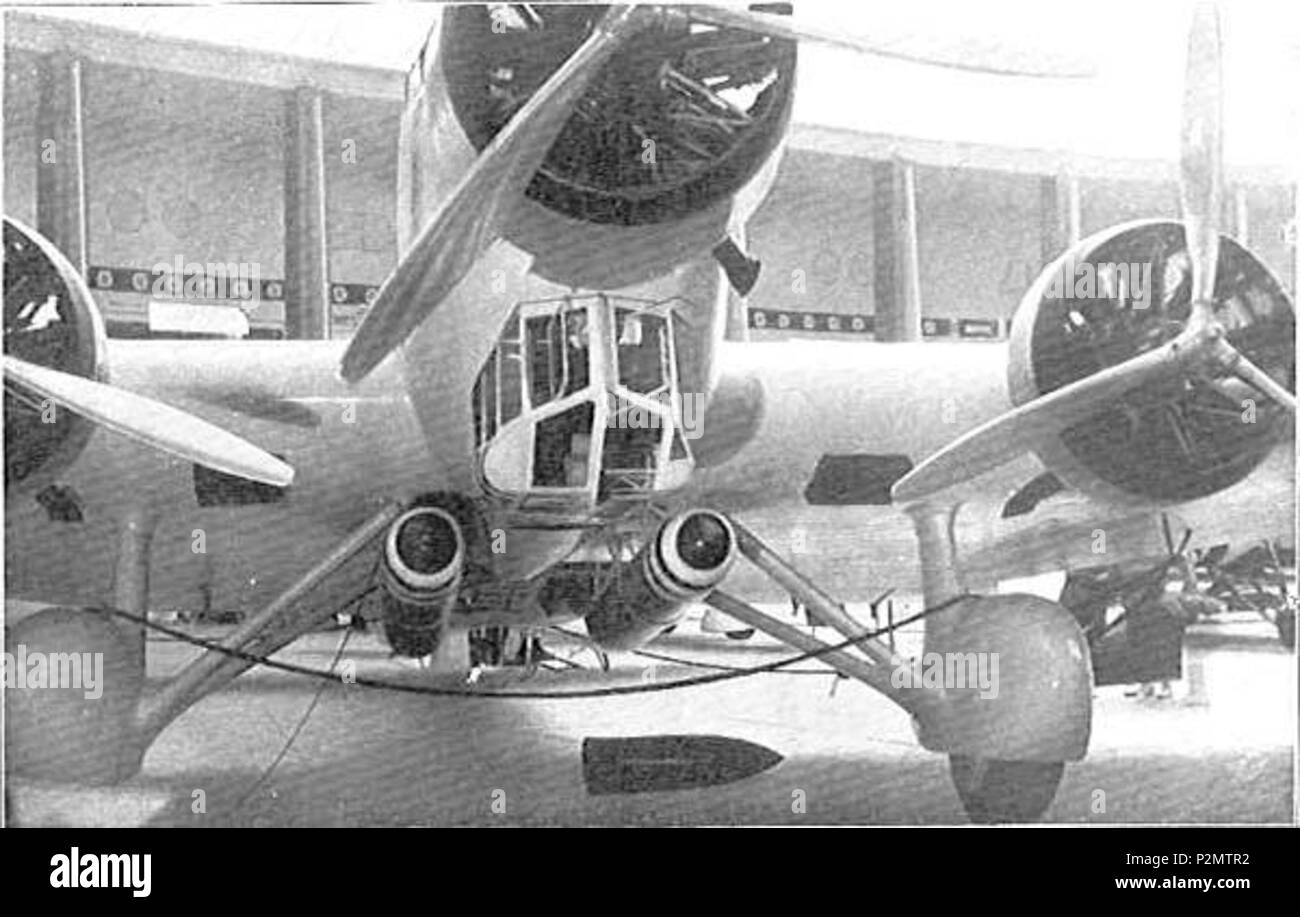 . Italiano: Aereo Savoia Marchetti SM.81 aerosilurante. Vor 1960. Unbekannt 74R.A.-Savoia-Marchetti SM.81 aerosilurante Stockfoto