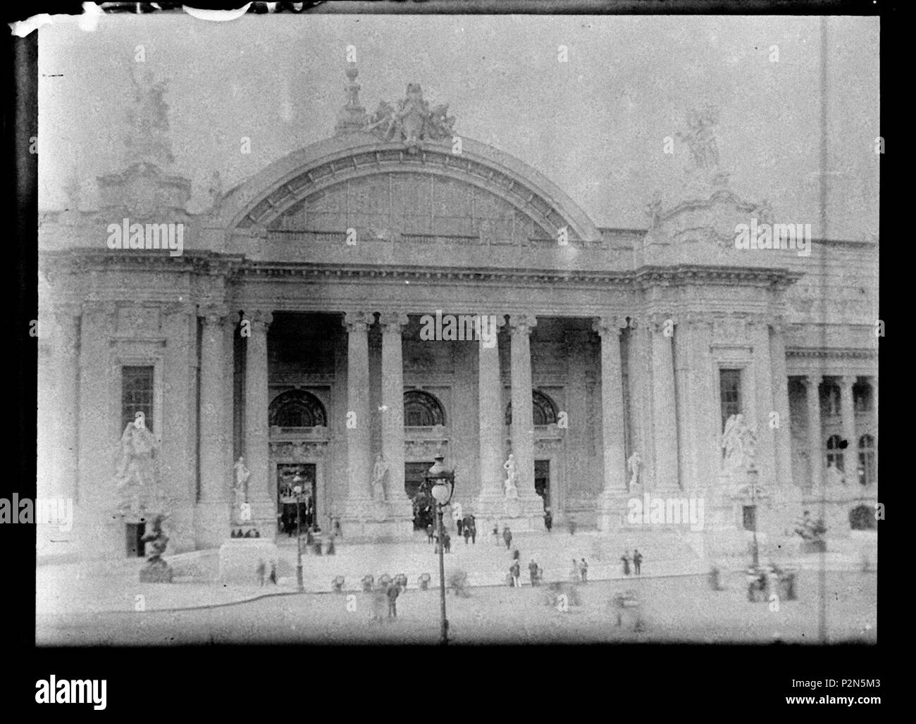 (Paris. Exposition Universelle 1900. FaC3 A7ade du Grand Palais)-Fonds Berthel Stockfoto