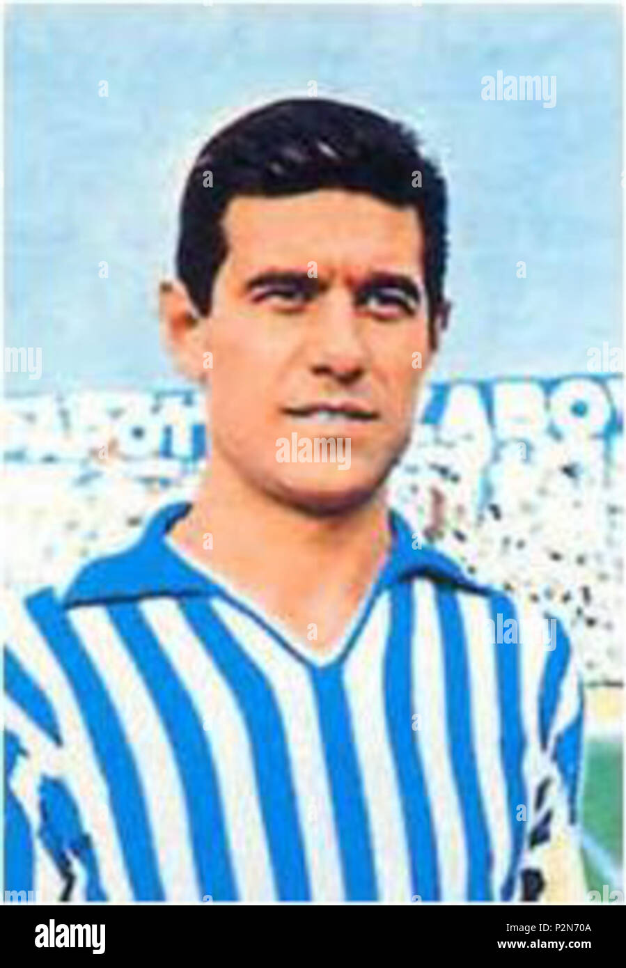 . Español: Oscar Massei en SPAL. 20. Januar 1960. Panini Gruppe 67 Oscar Massei en SPAL Stockfoto