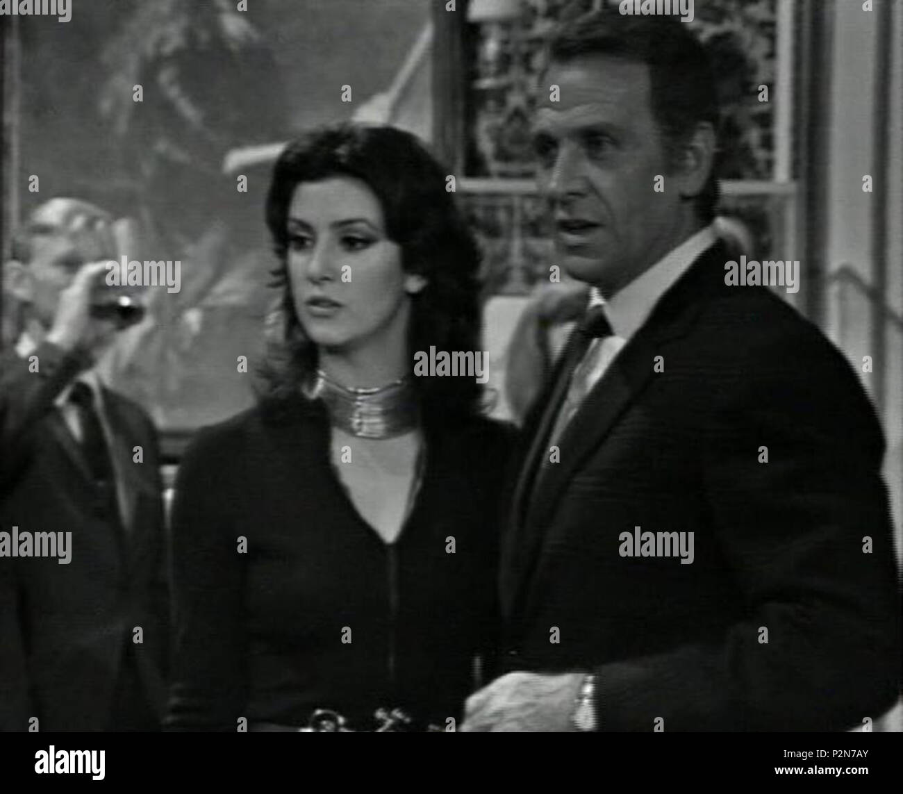 Foto aus dem Italienischen TV-Movie Il Segno del Comando (1971). 1971. Pizzaebirra 2008 an das italienische Projekt. 68 Paola Tedesco Il Segno del comando Stockfoto
