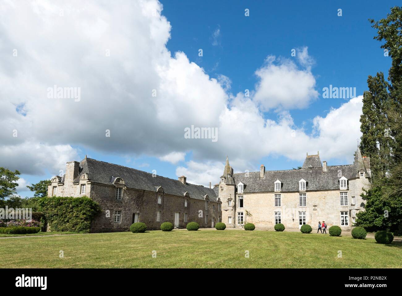 Frankreich, Cotes d'Armor, Henon, Schloss von Colombier Stockfoto