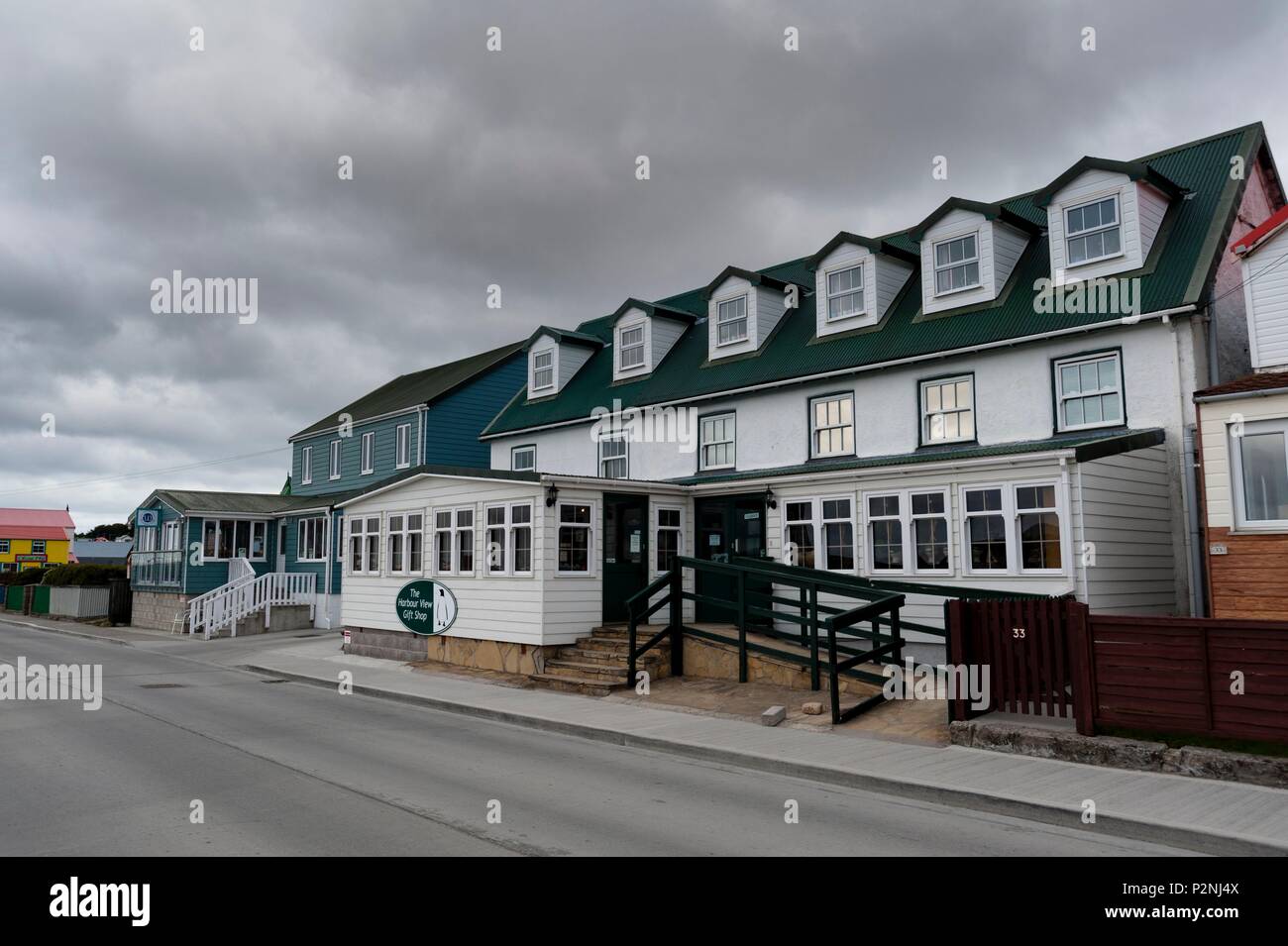 Falklandinseln, Stanley, Haus Stockfoto