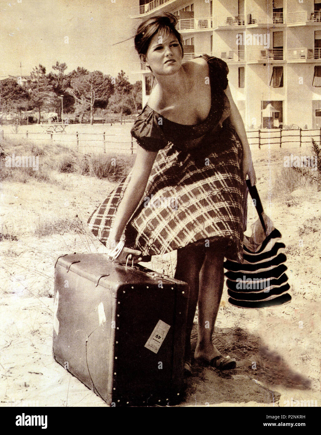 . Screenshot aus der italienische Film La Ragazza con La Valigia (1961). 1961. Gawain 78 an das italienische Projekt. 46 La Ragazza della valigia Cardinale Stockfoto