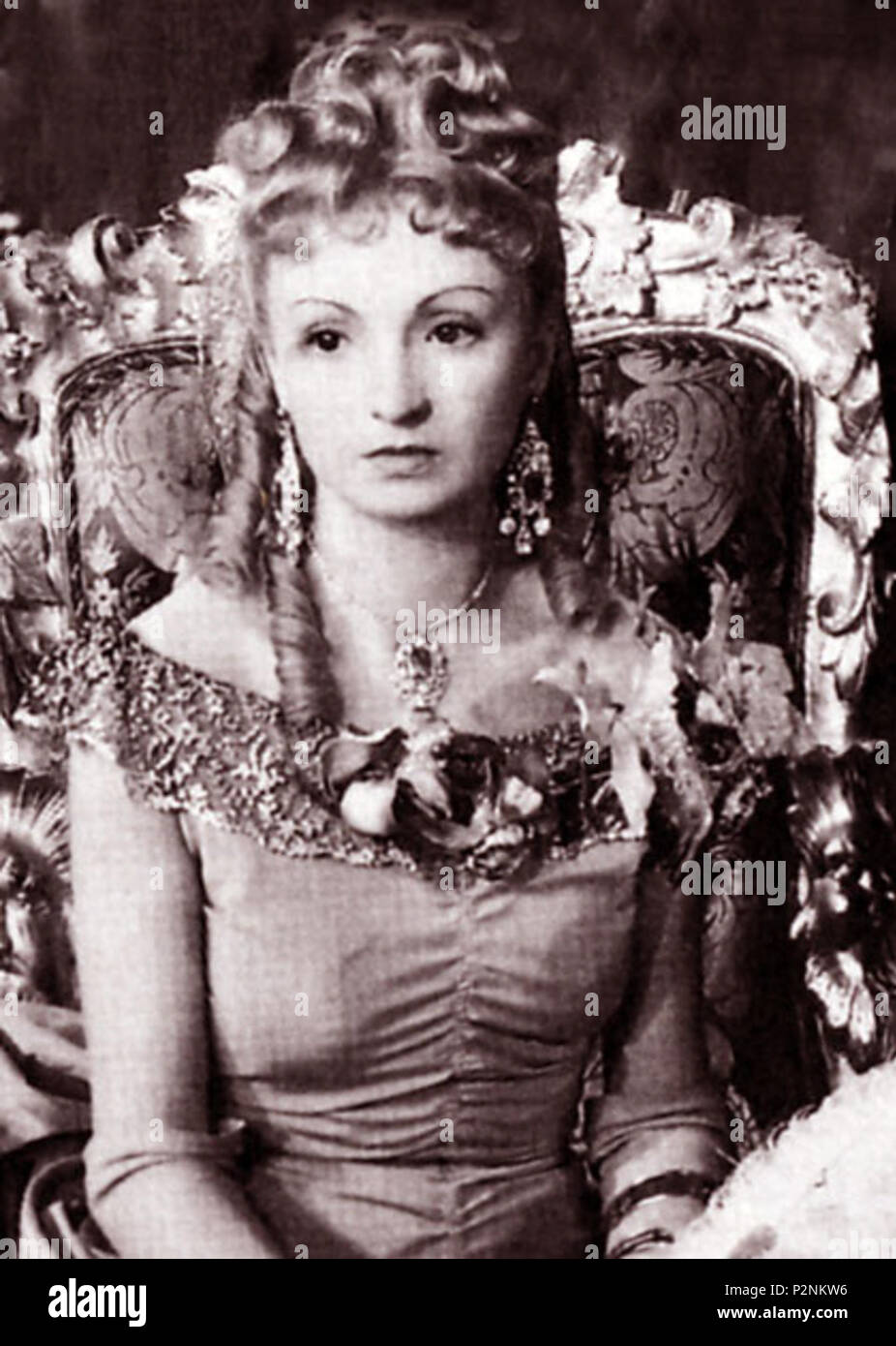 . Screenshot aus dem Film Fedora (1942). 1942. Indeciso42 an das italienische Projekt. 76 Rina Morelli Stockfoto