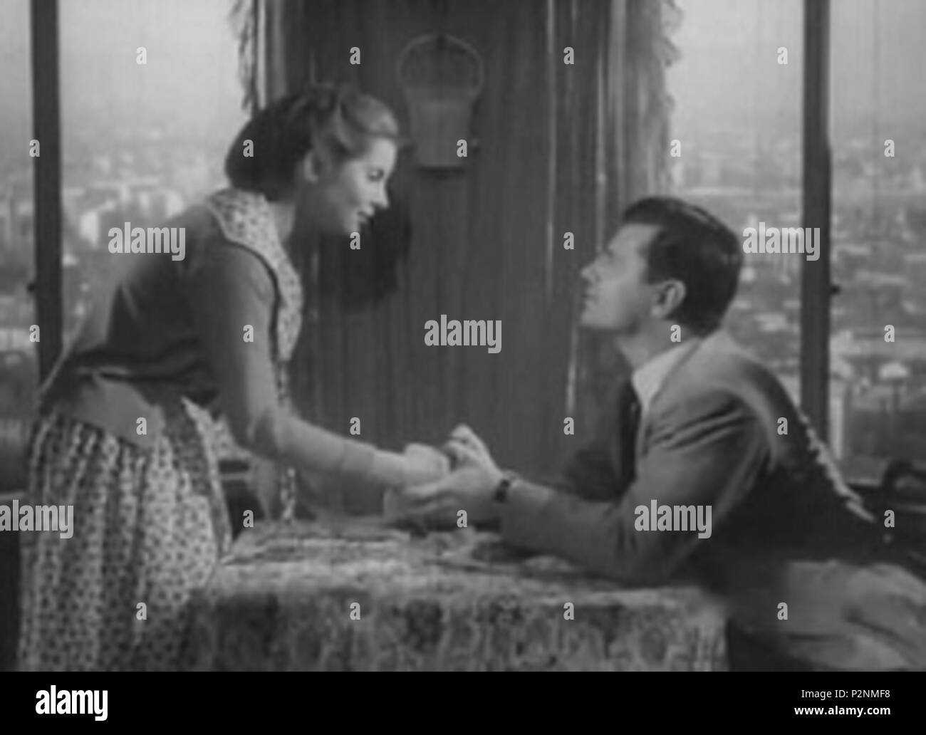 . Italiano: Screenshot del film Nata Di Marzo di Antonio Pietrangeli, 1958. Diese Datei fehlt, Informationen zum Autor. 64 Nata Di Marzo Stockfoto