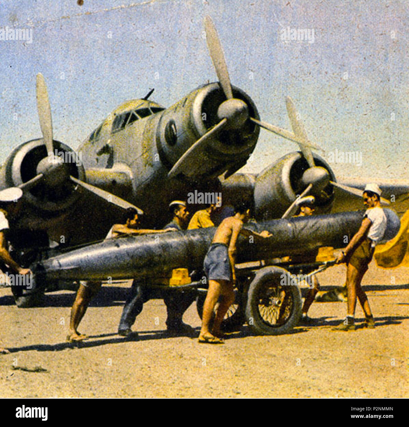 81 SavoiaMarchetti SM.79 a Colori, 02 Stockfotografie Alamy