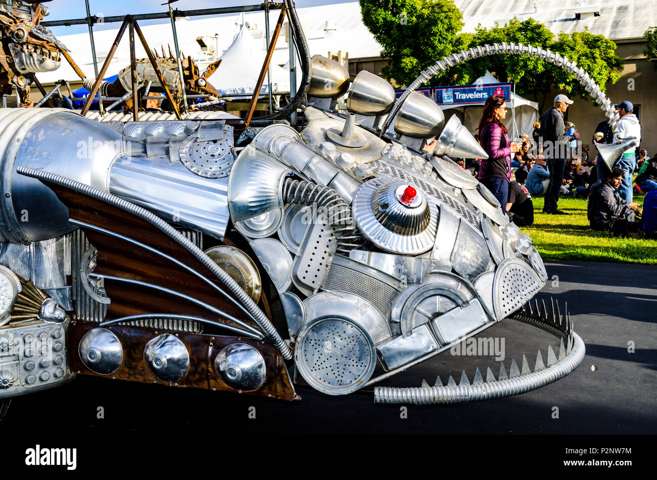 Traumhafte Kreationen an die 2018 Maker Faire in San Mateo, Kalifornien, USA Stockfoto