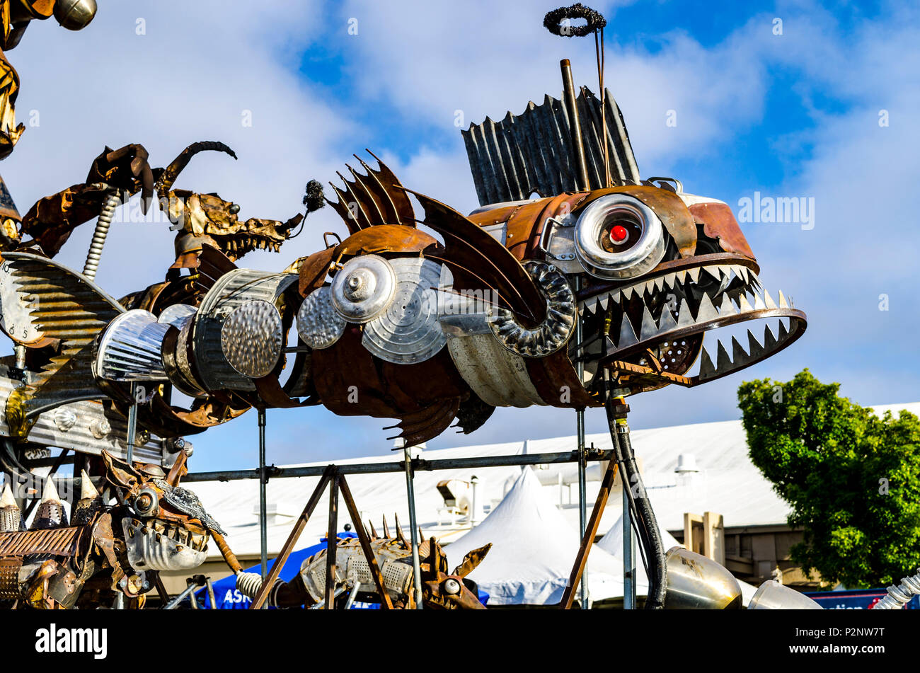 Traumhafte Kreationen an die 2018 Maker Faire in San Mateo, Kalifornien, USA Stockfoto