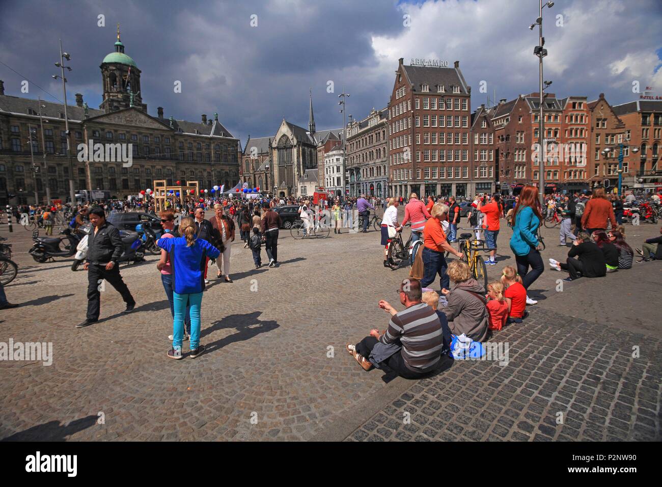 Niederlande, Provinz Nord Holland, Amsterdam, Dam Stockfoto