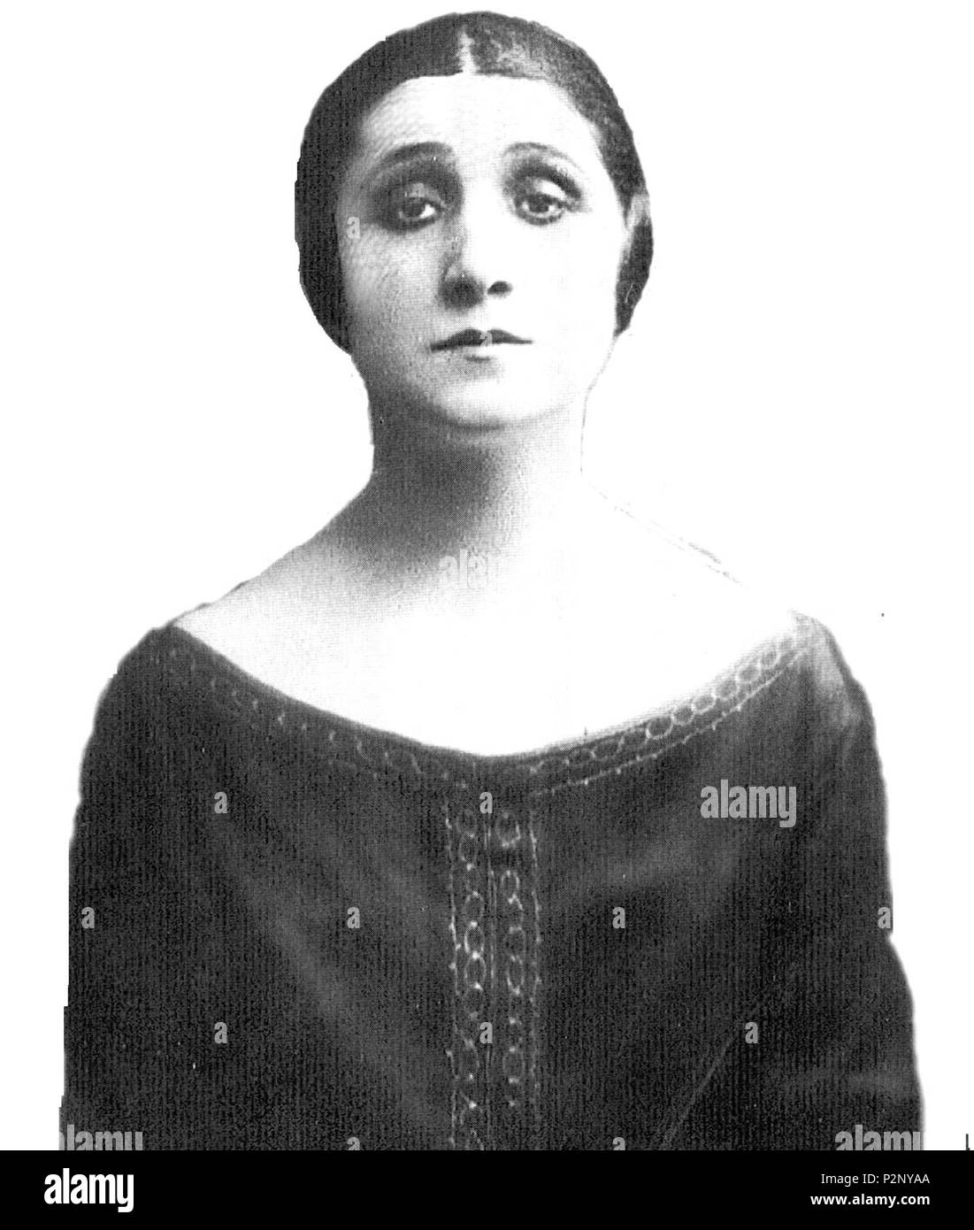 . Italiano: L'attrice del muto Vera Vergani-foto del 1921. 11. Mai 2016. Unbekannt 91 Vera vergani Stockfoto