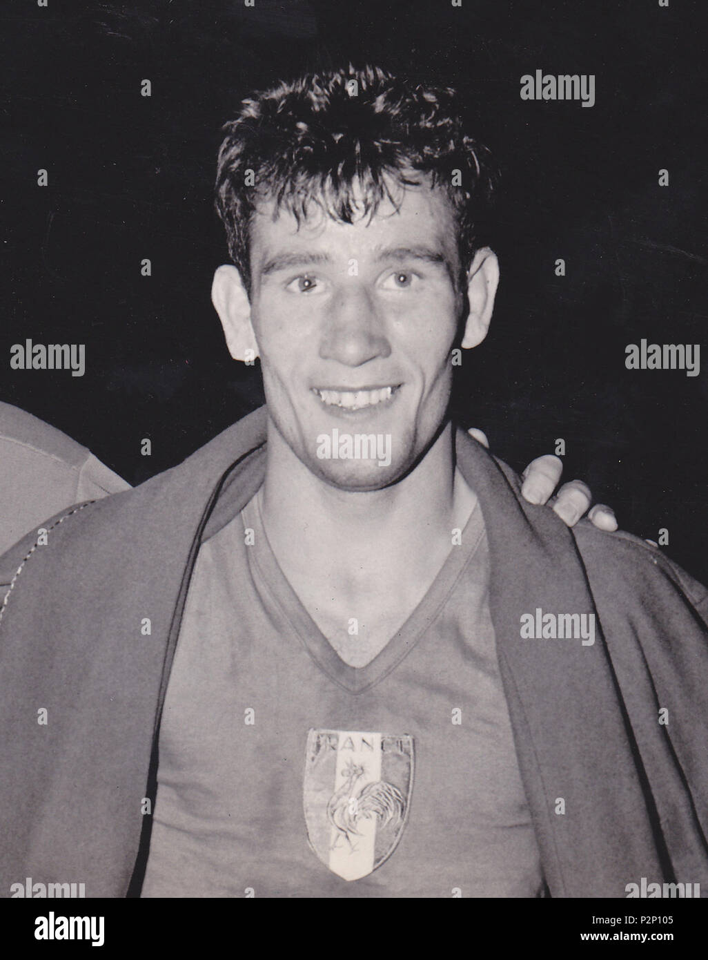 . Antoine Porcel am Rom Olympics. 1960. Unbekannt 7 Antoine Porcel 1960 Stockfoto