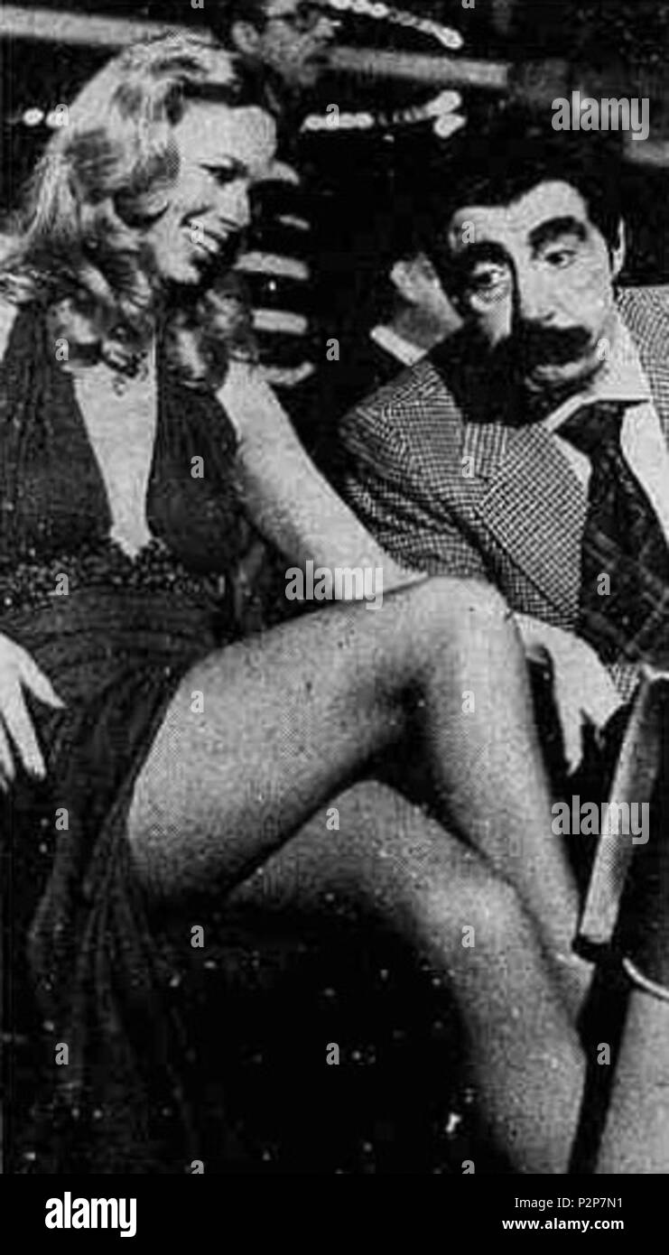 Die Schauspieler Solvi Stubing und Gino Bramieri. März 1975. Unbekannt 83 Solvi Stubing und Gino Bramieri Stockfoto