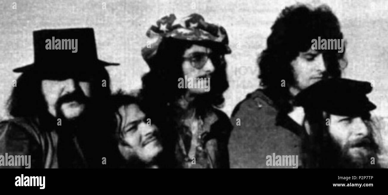 . Italienische band Delirium. Mai 1972. Unbekannt 39 ICH Delirium Stockfoto