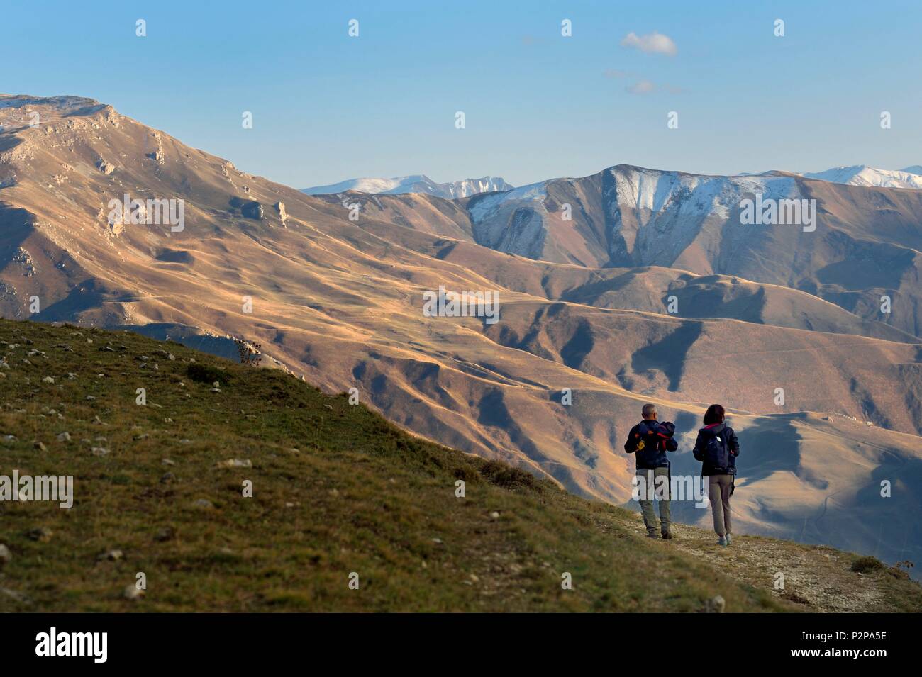 Aserbaidschan, Quba (Guba) Region, Großen Kaukasus Gebirge, Wandern zwischen dem Dorf und Giriz Qalaxudat Stockfoto