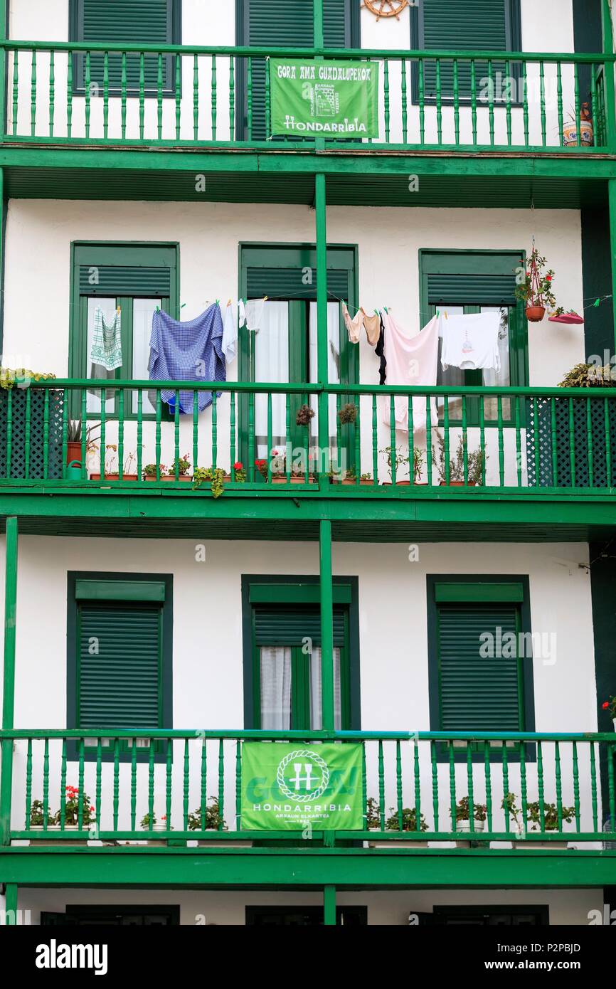 Spanien, Baskenland, Guipuscoa, Fontarrabia Stockfoto