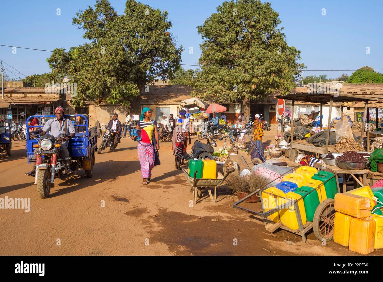 Burkina Faso, Sud-Ouest region, gaoua, der Hauptstadt der Provinz Poni, Markt Tag Stockfoto