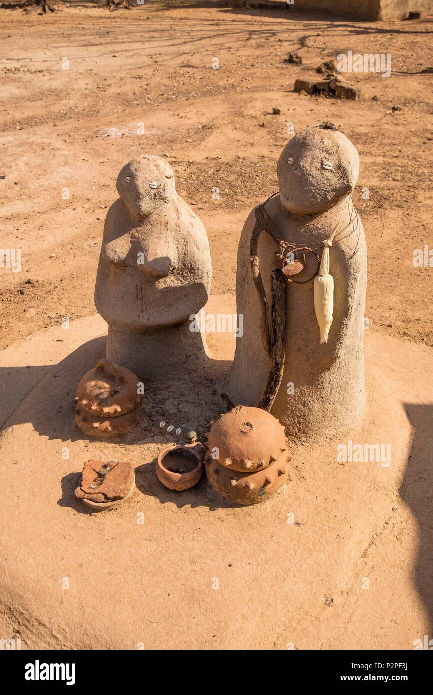 Burkina Faso, Sud-Ouest region, gaoua, der Hauptstadt der Provinz Poni, das regionale Museum des südwestlichen Zivilisation oder Poni Museum Stockfoto