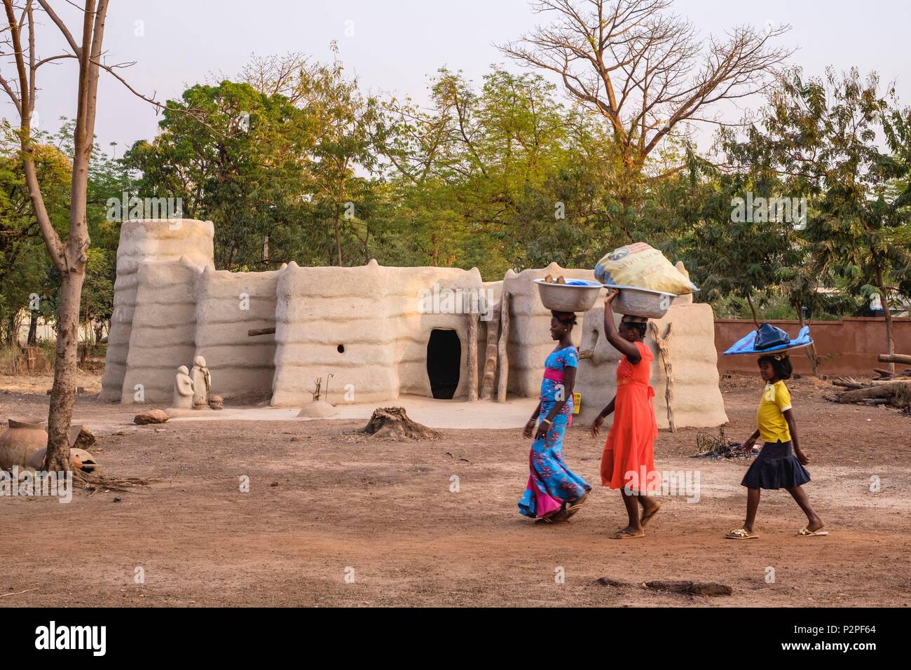 Burkina Faso, Sud-Ouest region, gaoua, der Hauptstadt der Provinz Poni, das regionale Museum des südwestlichen Zivilisation oder Poni Museum Stockfoto