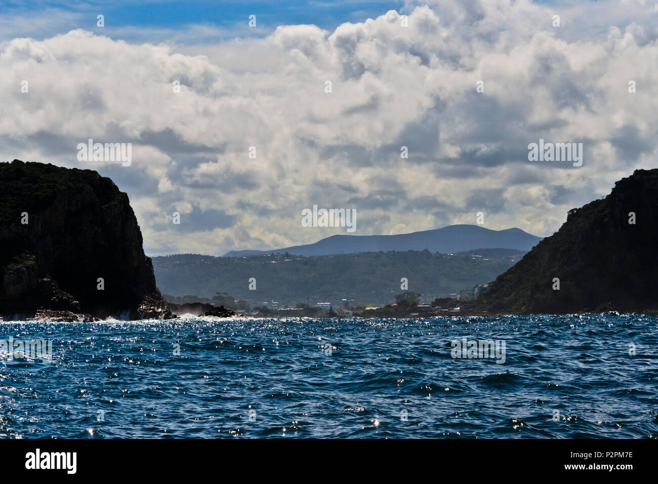 Die Lagune von Knysna, Provinz Westkap, Südafrika Stockfoto