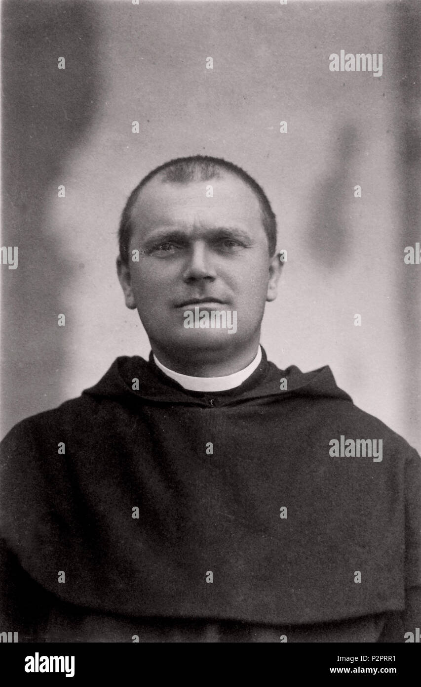 . Anacleto Milani, ordinato sacerdote nel 1909. Vom 6. Juni 1909. Unbekannt 6 Anacleto Milani-1 Stockfoto