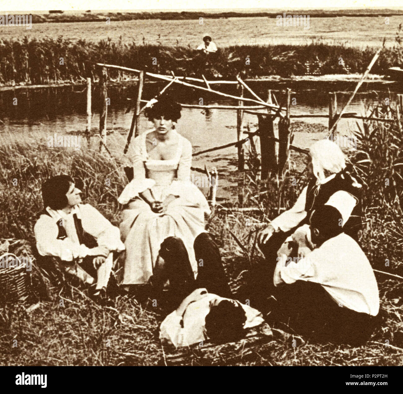 . Italiano: Foto di Scena Film Le strelle nel Fosso. 1977. Unbekannt 47 Le strelle nel fosso Stockfoto