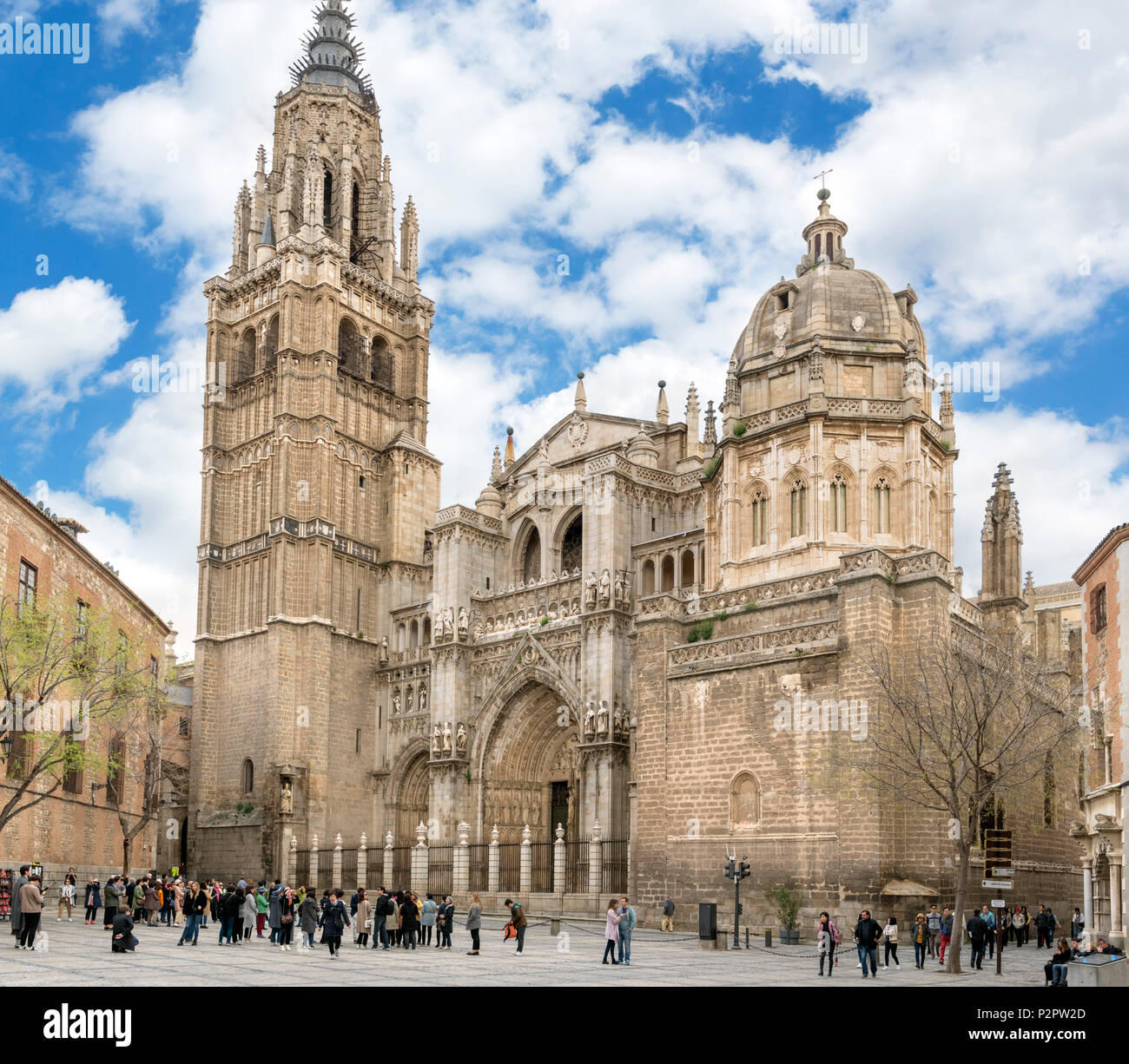 Die Kathedrale von Toledo (Primas Kathedrale der Heiligen Maria von Toledo), Toledo, Kastilien-La Mancha, Spanien Stockfoto