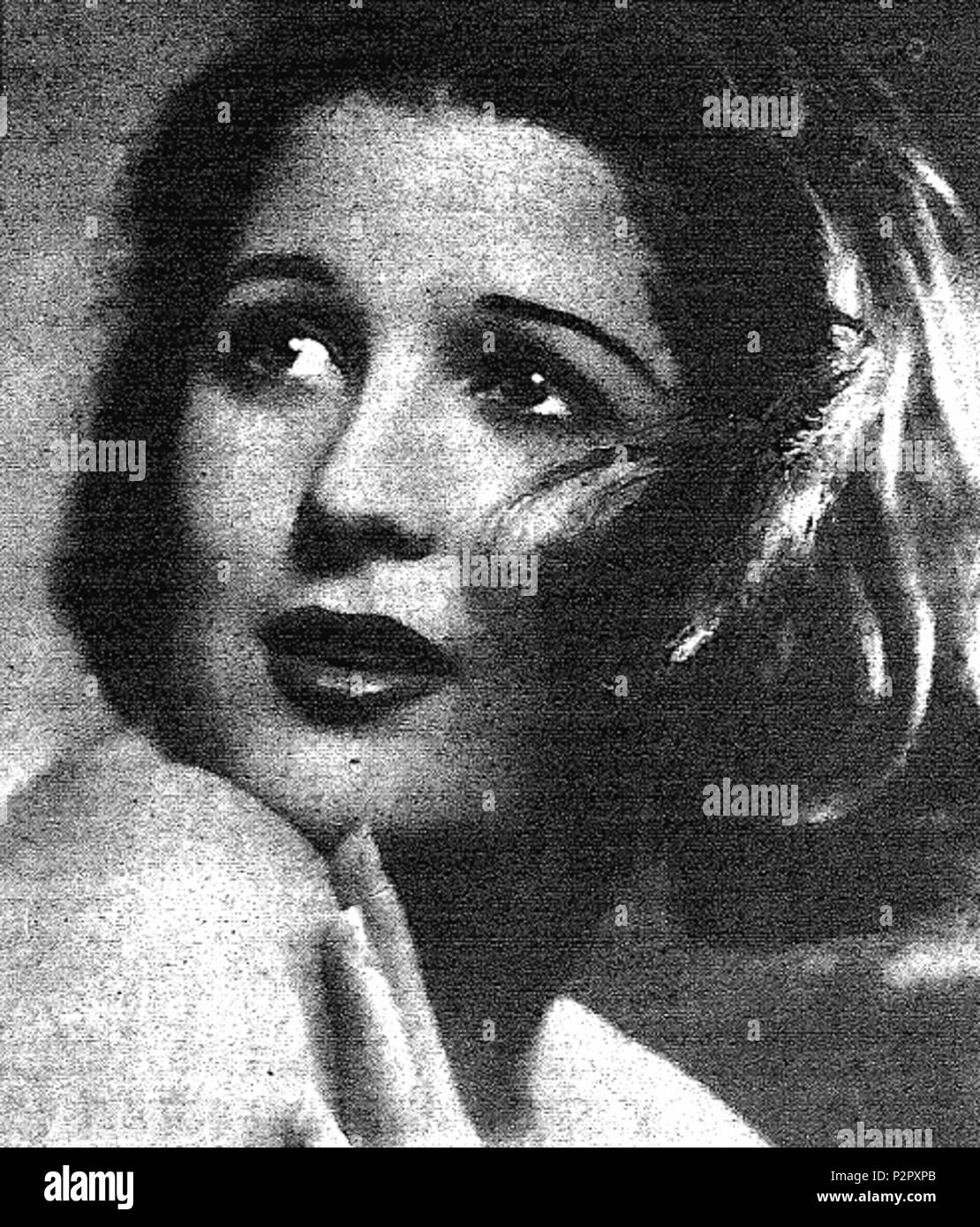 . Italiano: L'attrice Vanna Vanni. 1938. Unbekannt 90 Vanna Vanni Stockfoto
