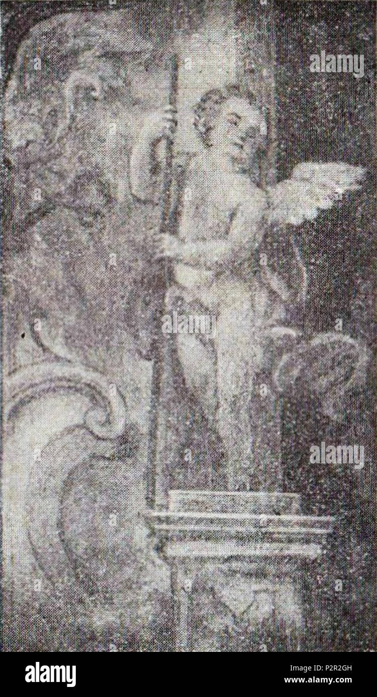 7 Angelo piangente con i simboli della Passione von Biagio Bellotti in Buon Gesu 2 Stockfoto 7 Angelo piangente con i simboli della Passione von Biagio Bellotti in Buon Gesu 2 Stockfoto