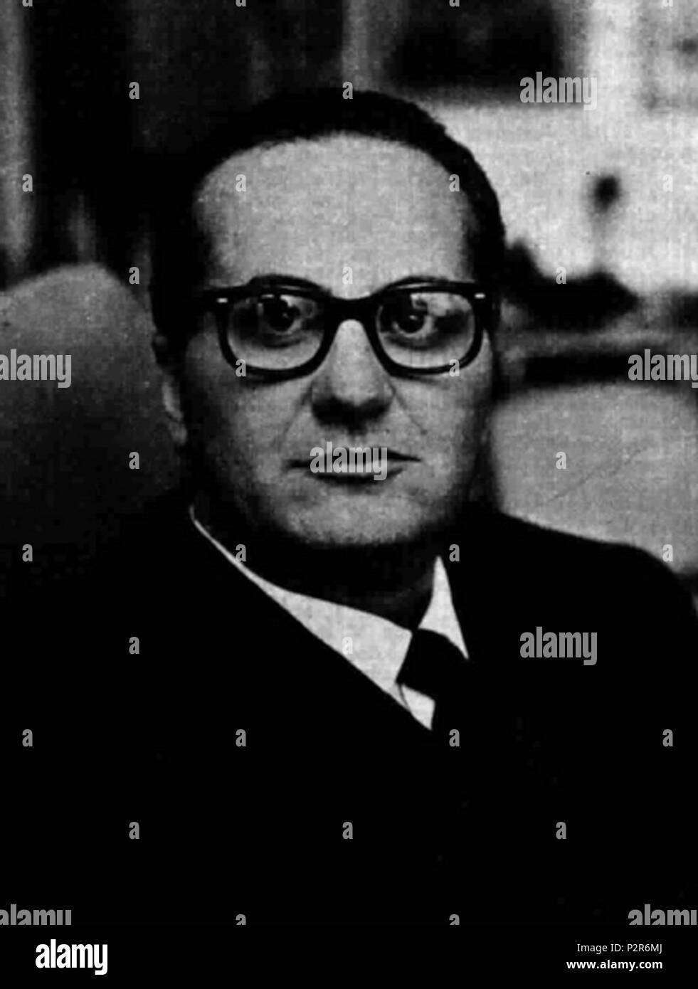 . Italienische journalist Jader Jacobelli. Juli 1965. Unbekannt 43 Jader Jacobelli Stockfoto