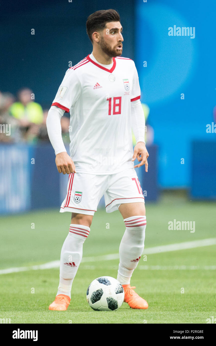Alireza Jahanbakhsh Irn Mit Kugel Einzelne Mit Kugel Aktion Vollstandige Abbildung Aufrechte Marokko Mar Iran Irn