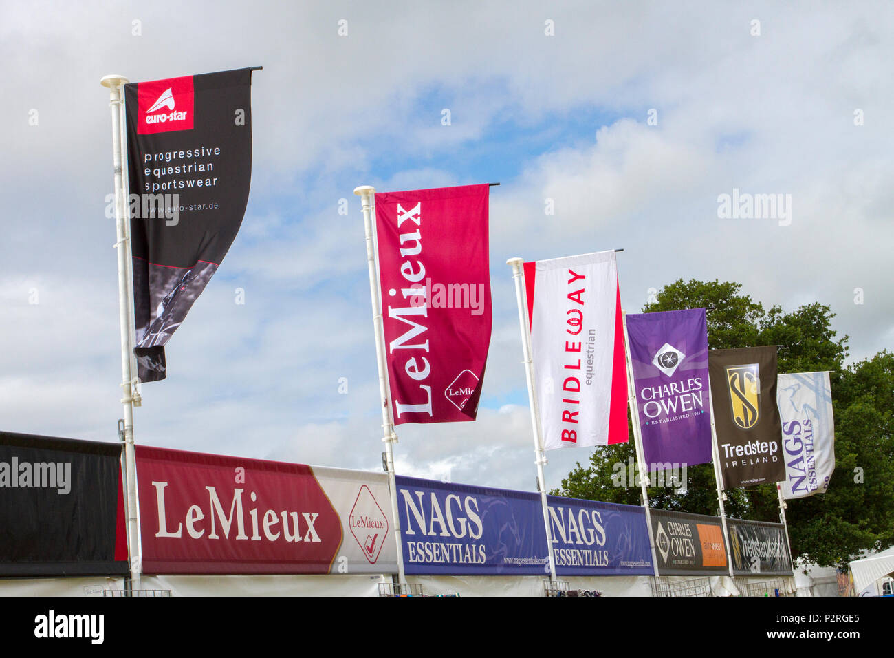 Der schildknappe Bolesworth International Horse Show, Cheshire. 16. Juni 2018. Der schildknappe Bolesworth International Horse Show findet im wunderschönen Schloss Bolesworth in Cheshire. Die fantastischen Vier - Sterne Springreiten und drei-Sterne Dressur spektakuläre erfolgt in dem herrlichen Gelände des Bolesworth Castle in der Nähe von Tarporley, Cheshire vom 13. Juni bis 17. Juni 2018. Credit: cernan Elias/Alamy leben Nachrichten Stockfoto