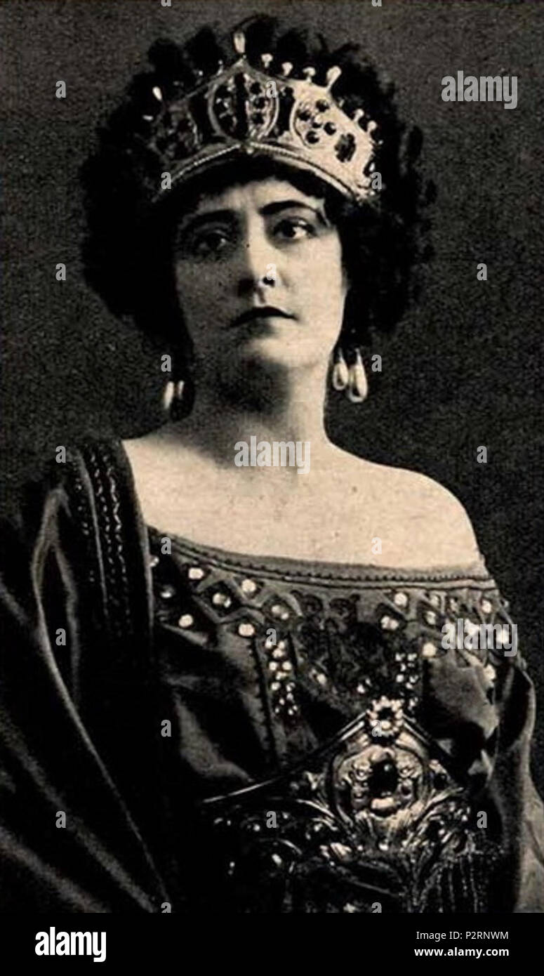 . Die italienische Schauspielerin Rina De Liguoro in der Italienischen