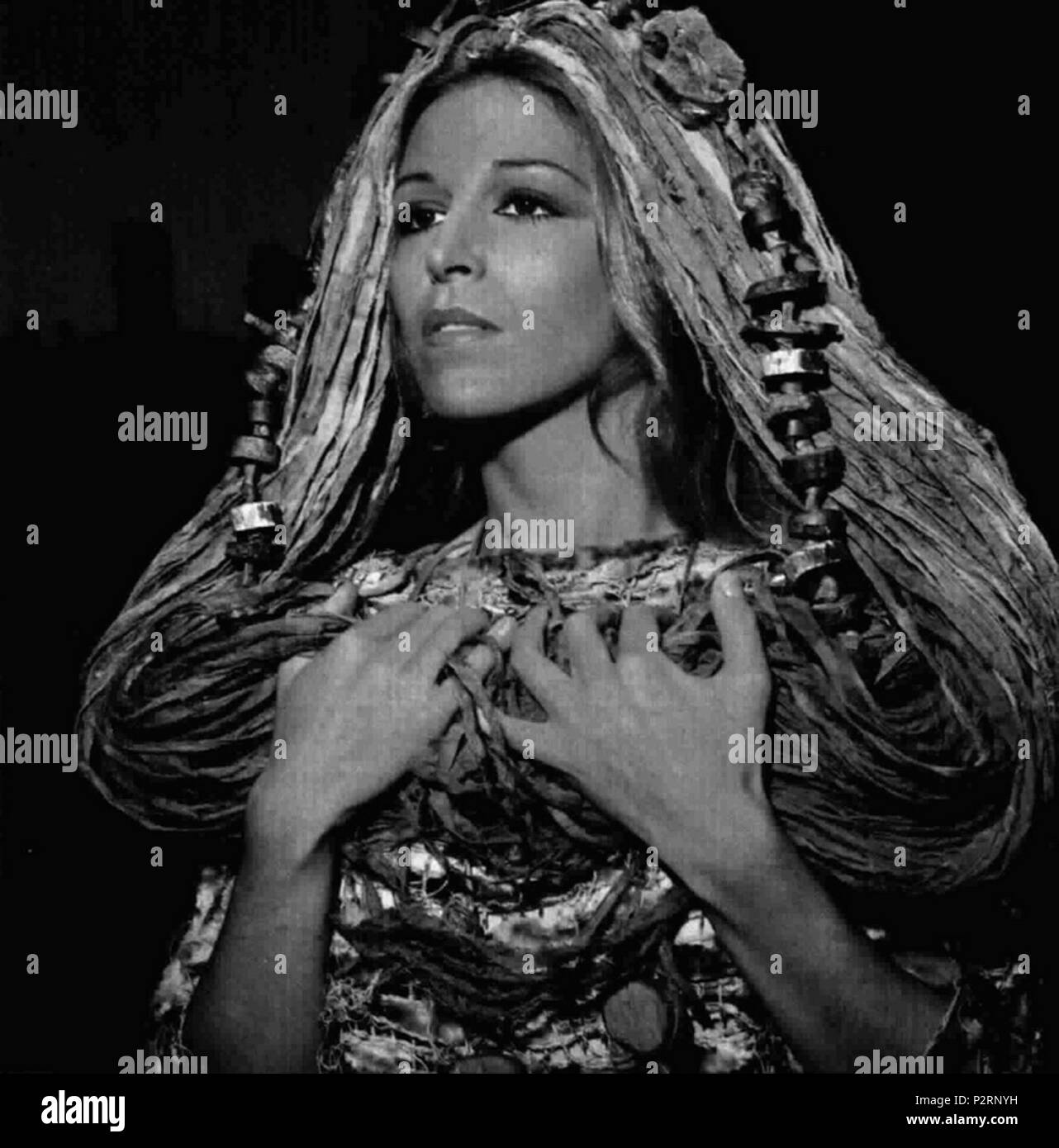 . Die italienische Schauspielerin Anna Maria Gherardi in der TV-Serie Mission "Eneide". 16. Januar 1972. Unbekannt 7 Anna Maria Gherardi Eneide Stockfoto