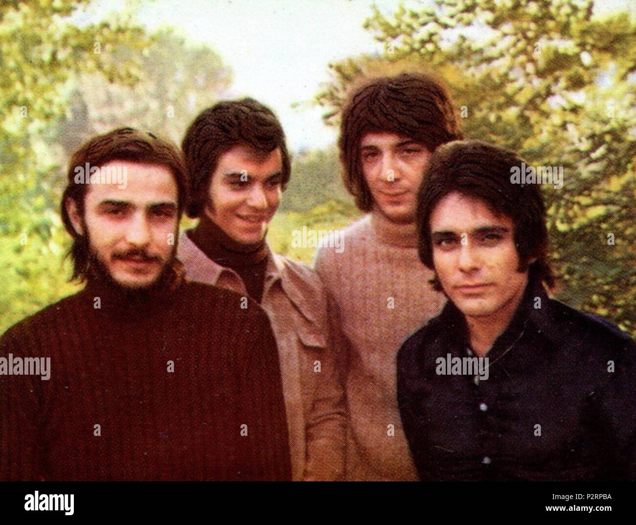 . Italienische Band I Profeti. 1972. Unbekannt 39 ICH Profeti 72 Stockfoto