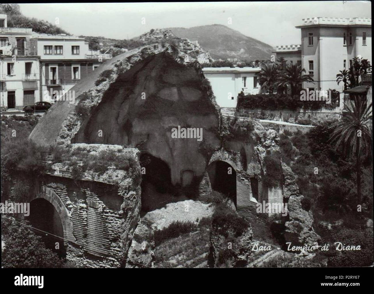 . Italiano: Bacoli - Baia, Tempio di Diana. Sconosciuto Autore. ca. 1950. Unbekannt 10 Baia, Tempio di Diana Stockfoto