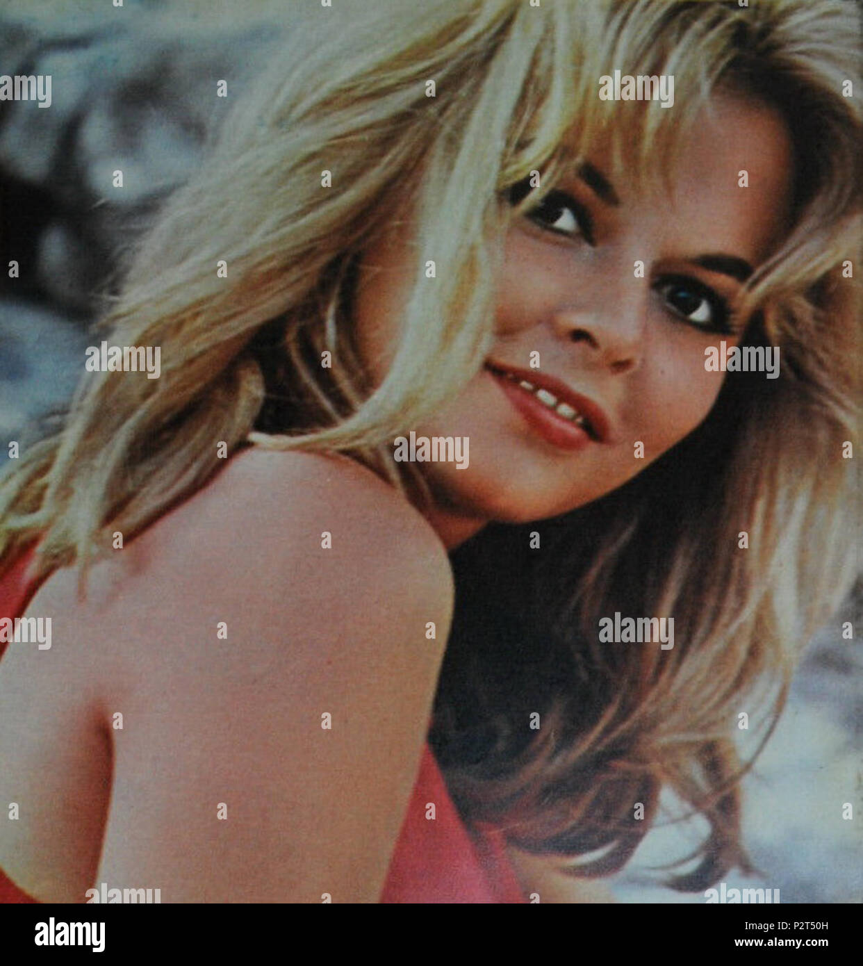 . Italienisch-griechisch Schauspielerin Evi Marandi in Mailand. Juli 1964. Unbekannt 26 Evi Marandi 64 Stockfoto