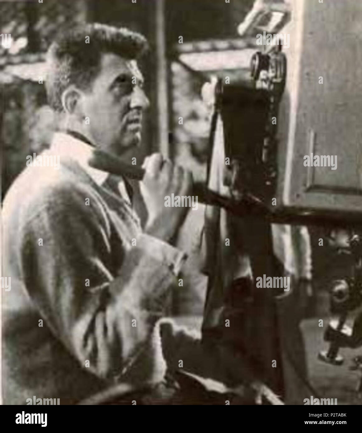 . Der italienische Regisseur Nanni Loy. 1959. Unbekannt 59 Nanni Loy, 1959 Stockfoto