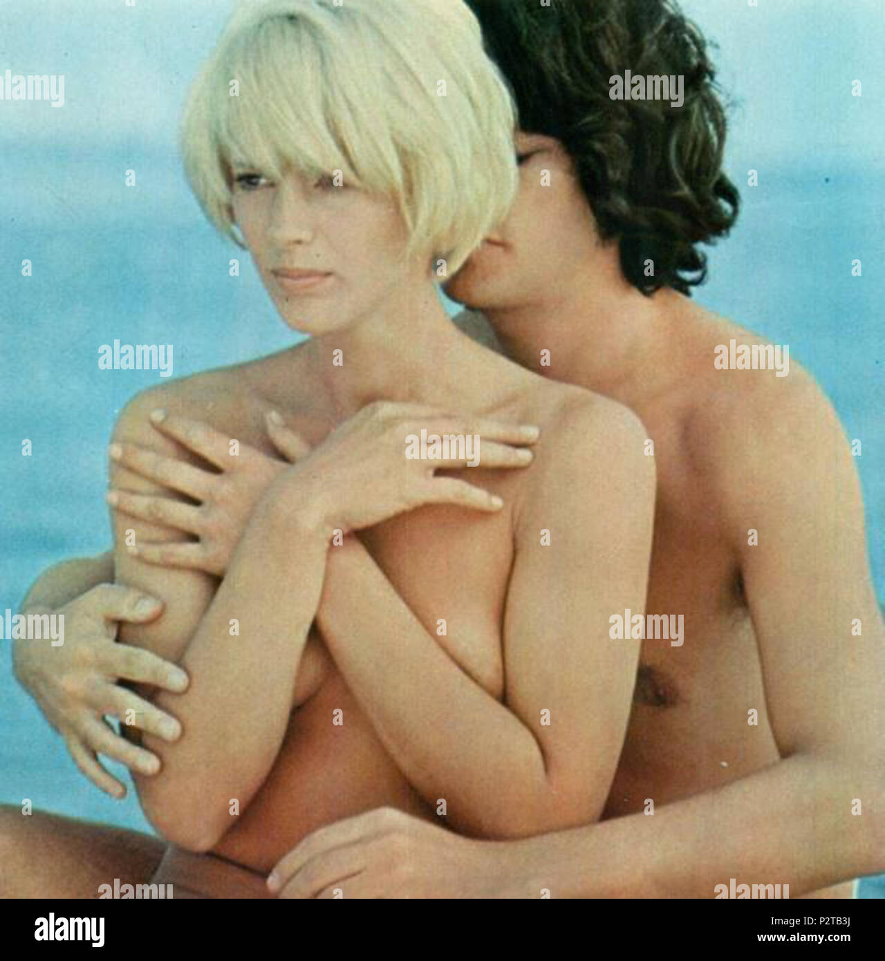 . Englisch: Noch aus der italienischen Film Corpo d'amore (1972) mit mimsy Farmer, im Februar 1972 Playmen. Februar 1971. Capricorno Film 20 Corpo d'amore (1972) - 1. Stockfoto