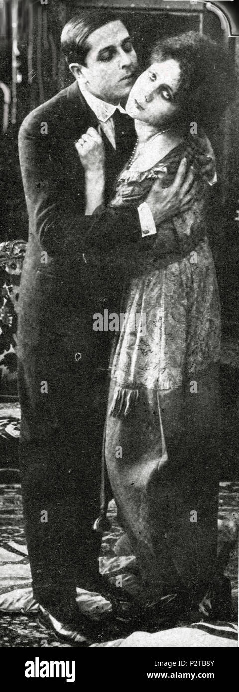 Die LASA-che brucia - regia Mario Corsi produz Tespi Film 1919 16 Casachebrucia 1919 Foto - Sc Stockfoto