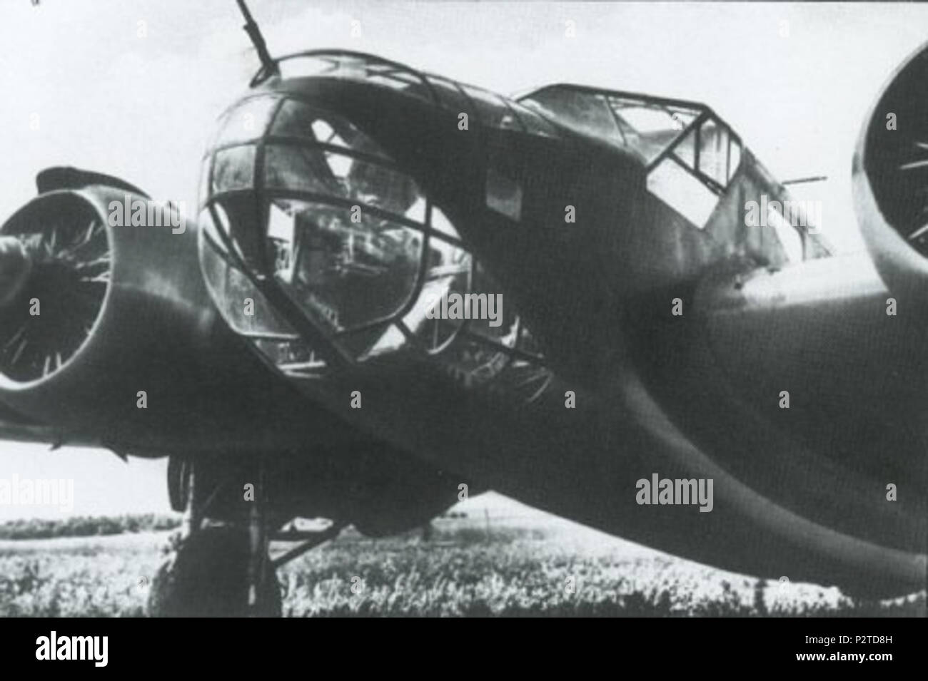 . Italiano: Caproni Ca.155 frontale particolare Categoria: Immagini di aeroplani. Vor 1945. Unbekannt 13 Ca 135 3 Stockfoto