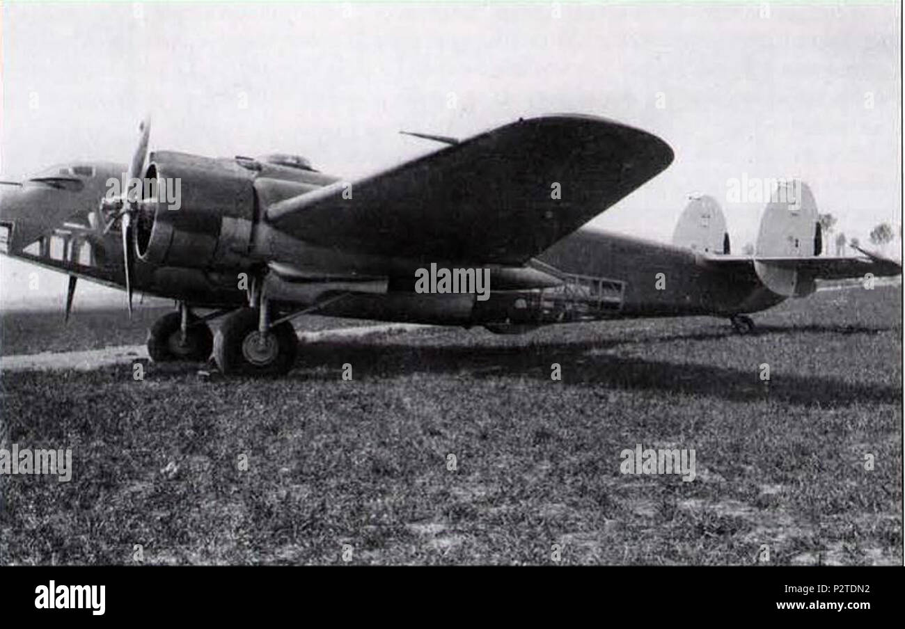 . Italiano: Caproni Ca.155 Vista laterale sx Categoria: Immagini di aeroplani. Vor 1939. Unbekannt 15 Caproni Ca.155 laterale Sx Stockfoto