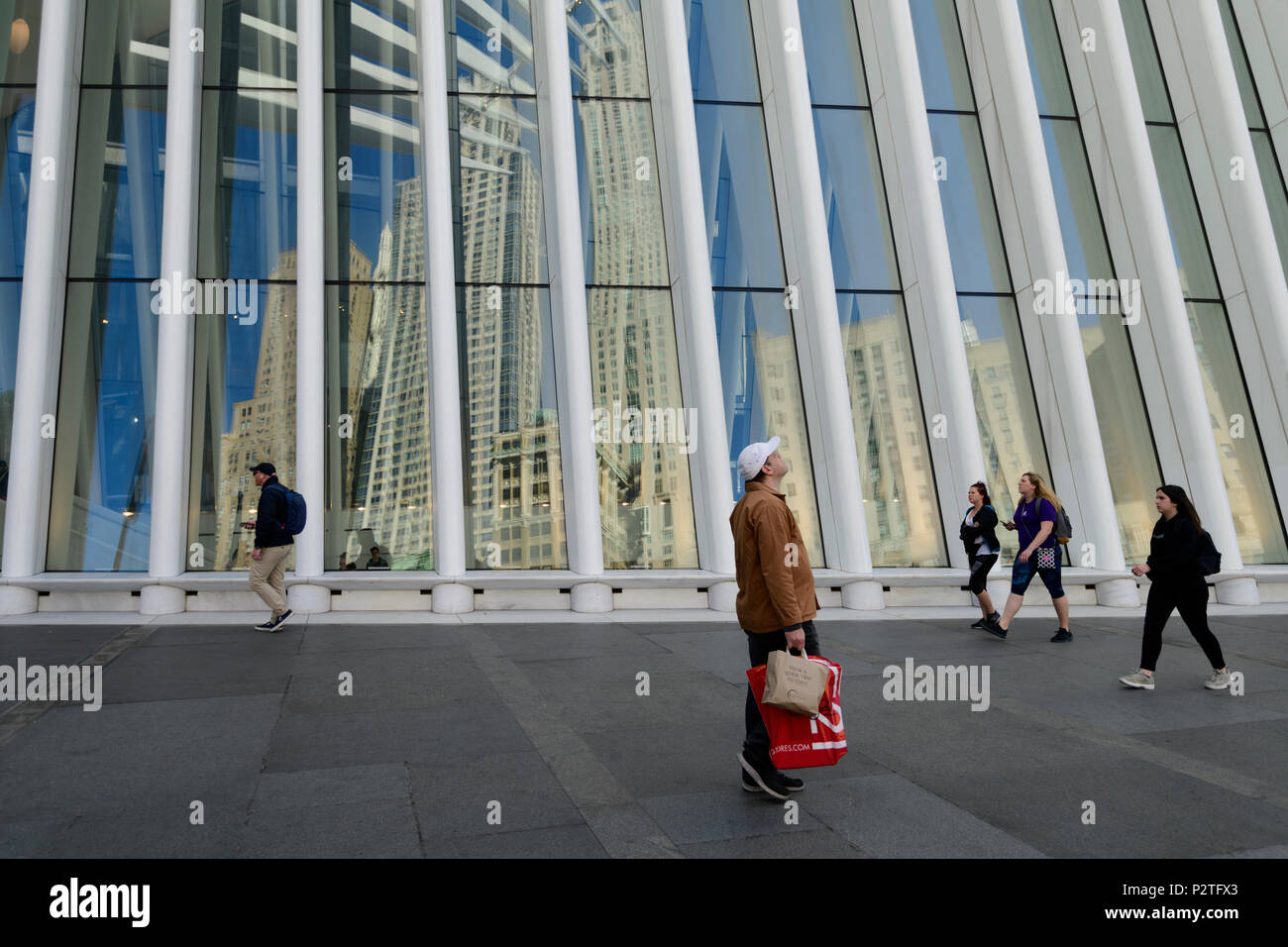 USA, Amerikanische, New York, Manhattan, Manhattan, das One World Trade Center, PATH-Station Stockfoto