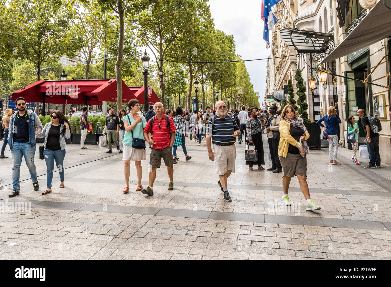 Street Life Paris Frankreich Stockfoto
