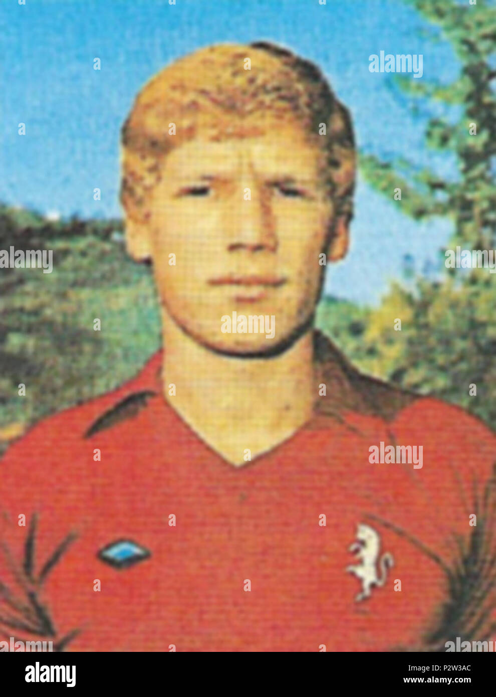 . Trading Card von Fabrizio Gorin, dann Player von A.C. Torino. 1975. Unbekannt 27 Fabrizio Gorin II Torino 1975 Stockfoto