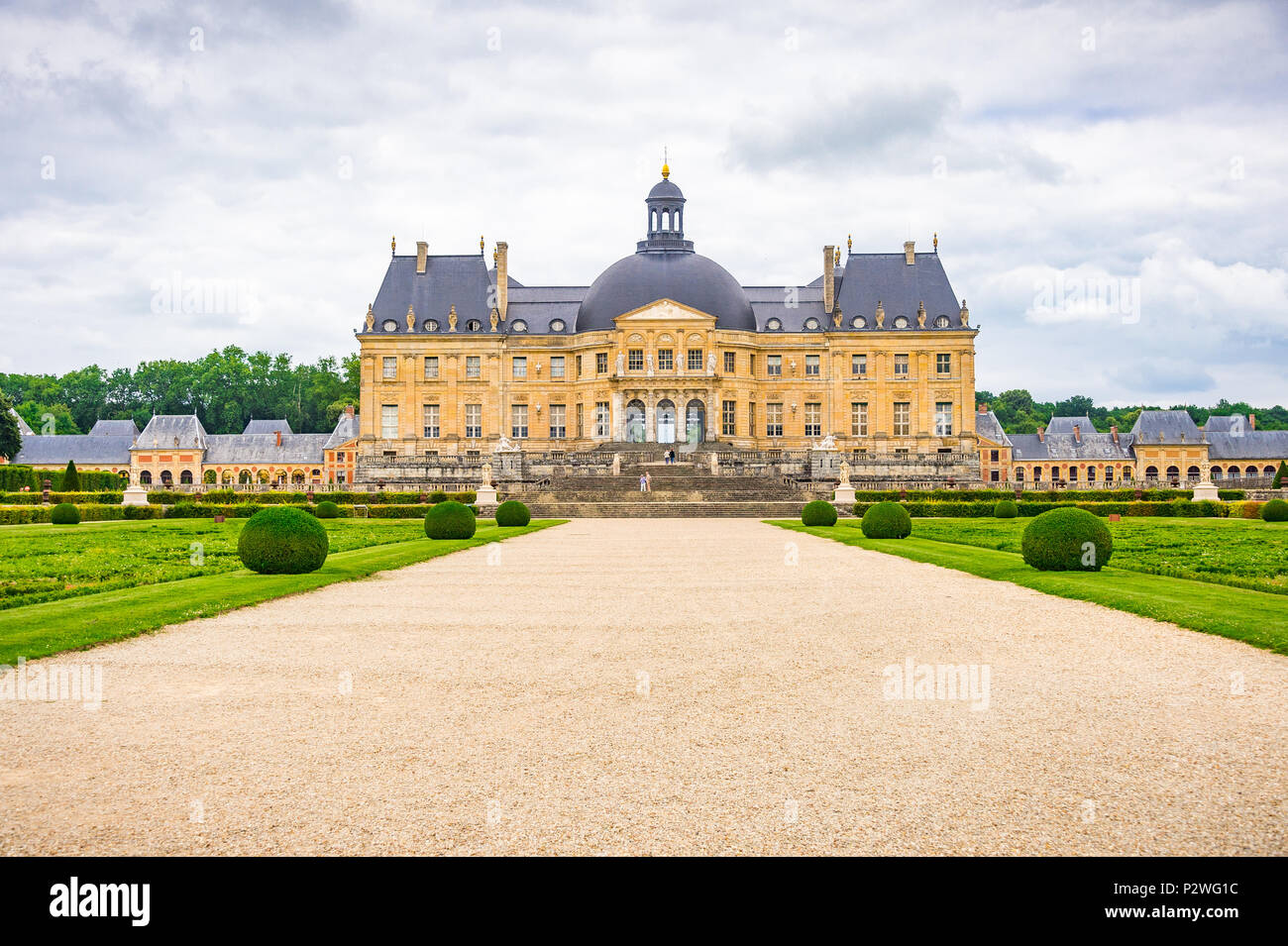 Schloss Vaux le Vicomte Stockfoto