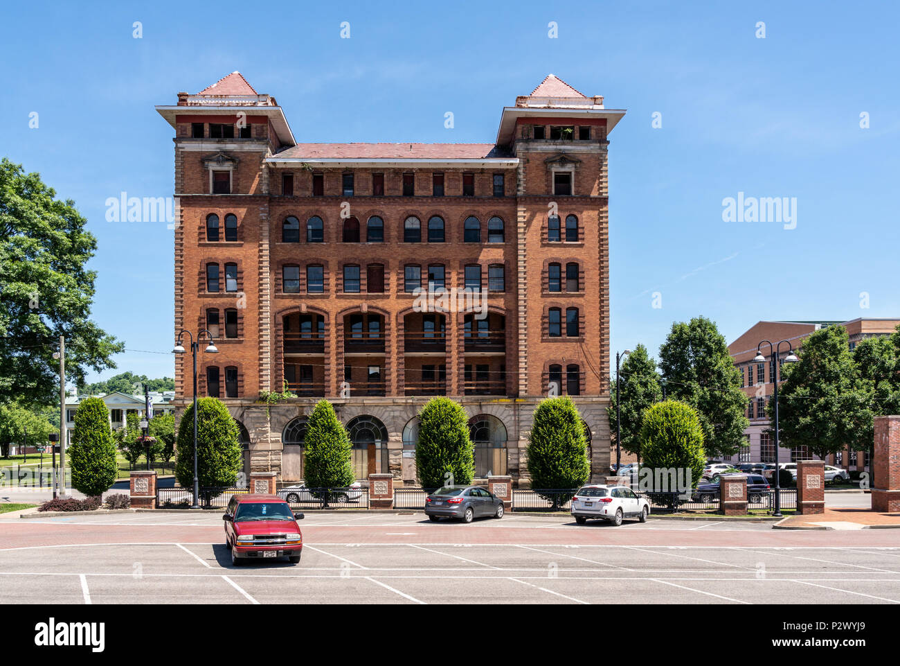 Waldo Hotel in Clarksburg West Virginia Stockfoto